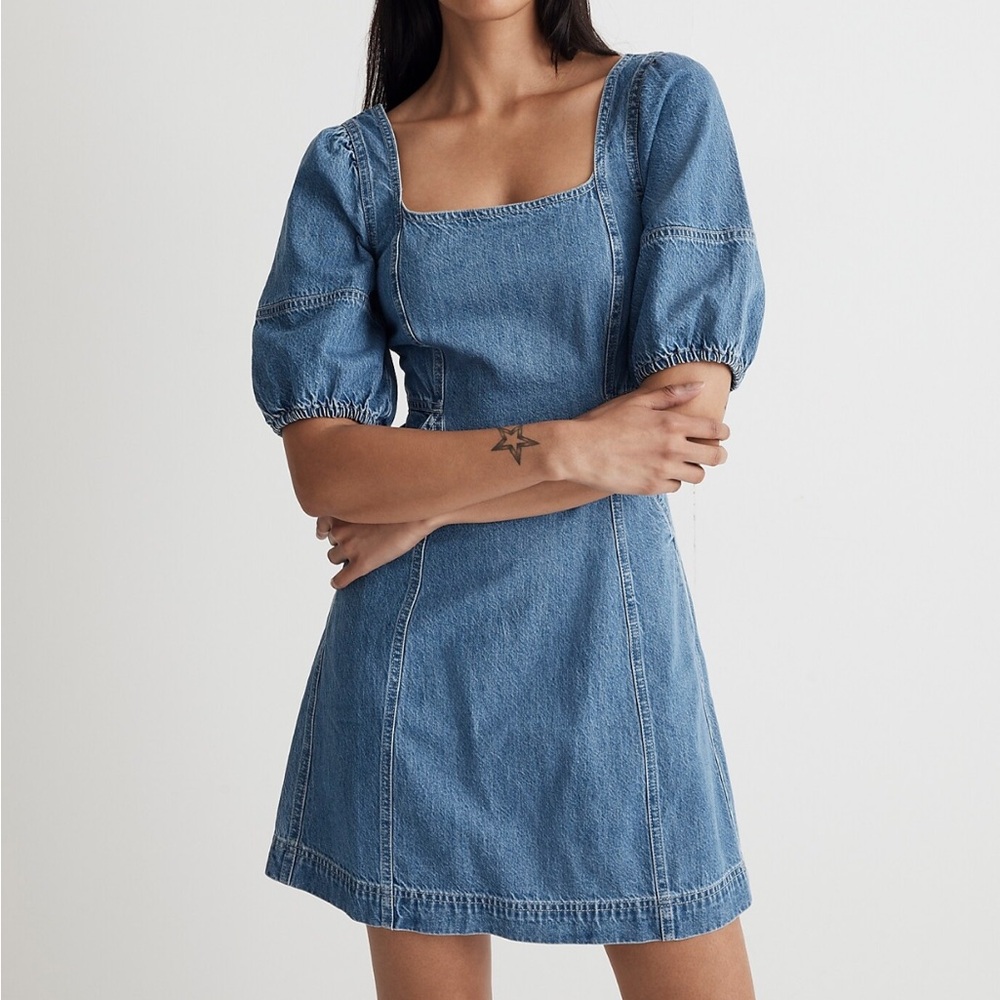 Madewell Denim Maisie Mini Dress in size 6